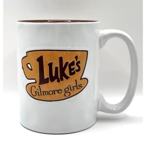 NEW Luke's Diner Gilmore Girls Diner Large Coffee Tea Ceramic Mug Brown 17oz
